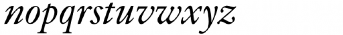 Indigo Antiqua 2 Italic Font LOWERCASE