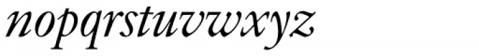 Indigo D Italic Font LOWERCASE