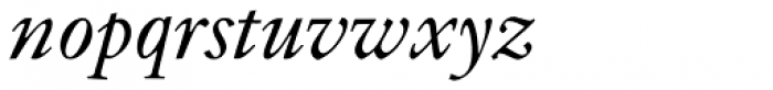 Indigo T Italic Font LOWERCASE