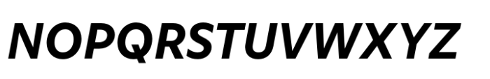 Indikator Semibold Italic Font UPPERCASE