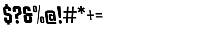 Industria Sans Cnd Semi Back Font OTHER CHARS
