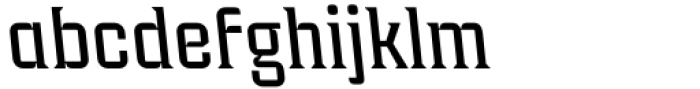 Industria Serif Back Font LOWERCASE