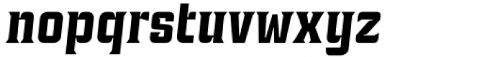 Industria Serif Bold Italic Font LOWERCASE