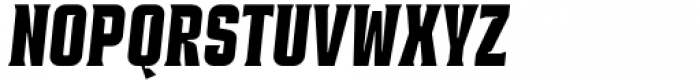 Industria Serif Cnd Bold Italic Font UPPERCASE