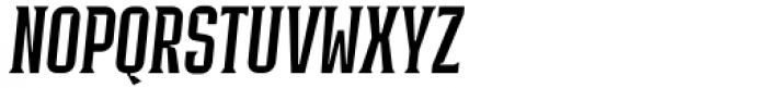 Industria Serif Cnd Italic Font UPPERCASE