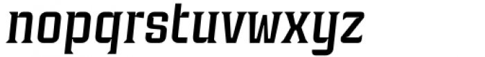 Industria Serif Medium Italic Font LOWERCASE