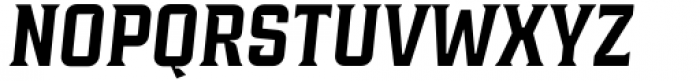 Industria Serif Semi Italic Font UPPERCASE