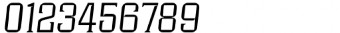 Industria Serif Thin Italic Font OTHER CHARS
