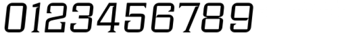 Industria Serif Wide Light Italic Font OTHER CHARS