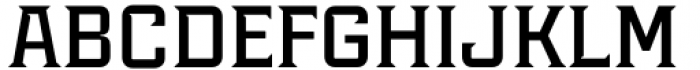Industria Serif Wide Medium Font UPPERCASE