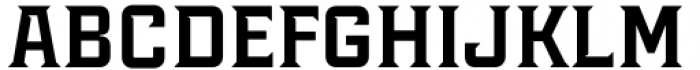 Industria Serif Wide Semi Font UPPERCASE