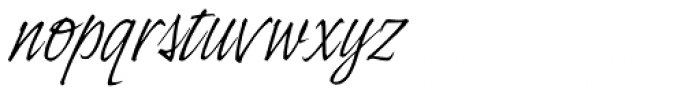Indy Italic Font LOWERCASE