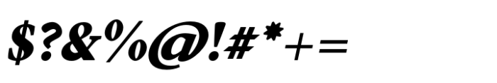 Inferi Black Italic Font OTHER CHARS