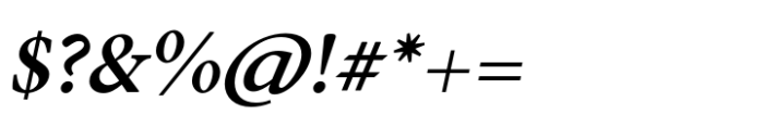 Inferi Medium Italic Font OTHER CHARS
