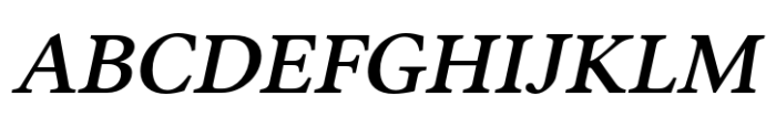 Inferi Medium Italic Font UPPERCASE