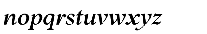 Inferi Medium Italic Font LOWERCASE
