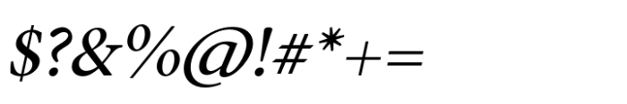 Inferi Regular Italic Font OTHER CHARS