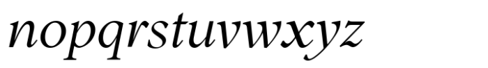 Inferi VF Italic Font LOWERCASE