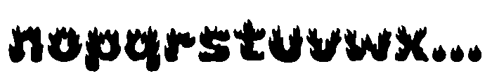 Inferno Bloom Regular Font LOWERCASE