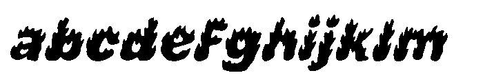 Inferno Bloom Slant FONT