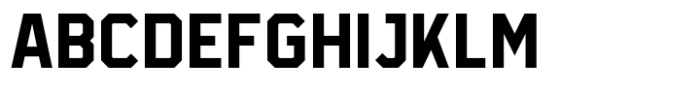 Infield Block Font UPPERCASE