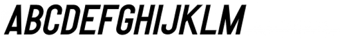 Informational Gothic Oblique JNL Font UPPERCASE