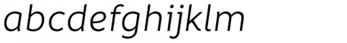 Informative Regular Italic Font LOWERCASE