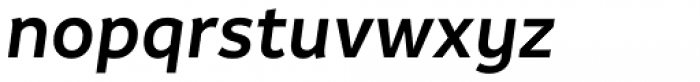 Informative Semi Bold Italic Font LOWERCASE