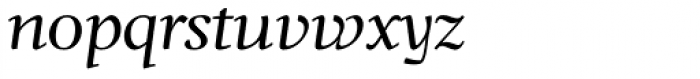 Ingleby II Italic Font LOWERCASE