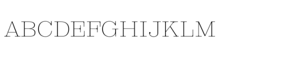 Inglesa Caps Extra Light Font UPPERCASE