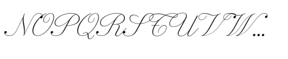 Inglesa Script Extra Light Font UPPERCASE
