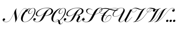 Inglesa Script Regular Font UPPERCASE
