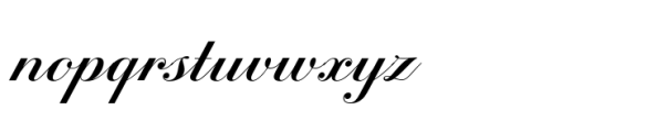 Inglesa Script Regular Font LOWERCASE
