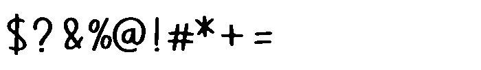 Ingo Banjo Handwriting Font OTHER CHARS