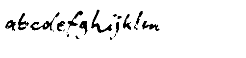 Ingos Marker Hand Not So Strong FONT