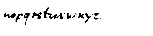 Ingos Marker Hand Not So Strong Font LOWERCASE