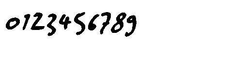 Ingos Marker Hand Strong Font OTHER CHARS