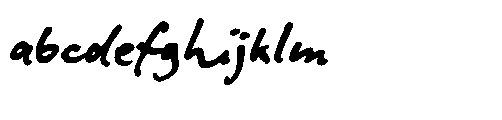 Ingos Marker Hand Strong FONT