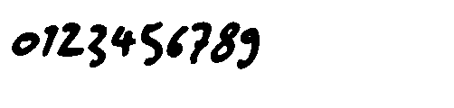 Ingos Marker Hand Very Strong Font OTHER CHARS