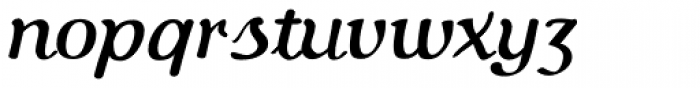 IngrianaCasual Bold Italic Font LOWERCASE