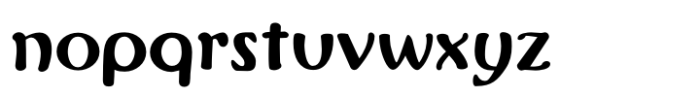 IngrianaCasual Extra Bold Font LOWERCASE