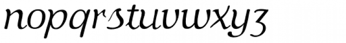 IngrianaCasual Italic Font LOWERCASE