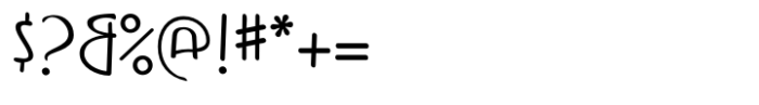 IngrianaCasual Light Font OTHER CHARS