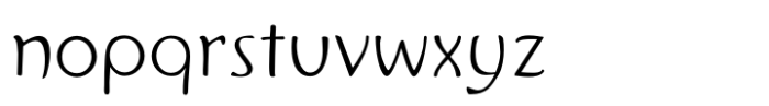 IngrianaCasual Light Font LOWERCASE