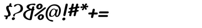 IngrianaCasual Medium Italic Font OTHER CHARS