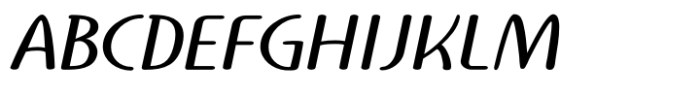 IngrianaCasual Medium Italic Font UPPERCASE