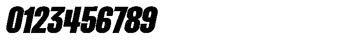 Ingrovia Black Condensed Italic Font OTHER CHARS
