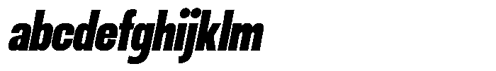 Ingrovia Black Condensed Italic FONT