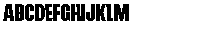 Ingrovia Black Condensed Font UPPERCASE