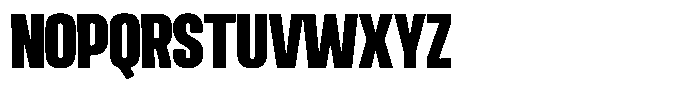 Ingrovia Black Condensed Font UPPERCASE